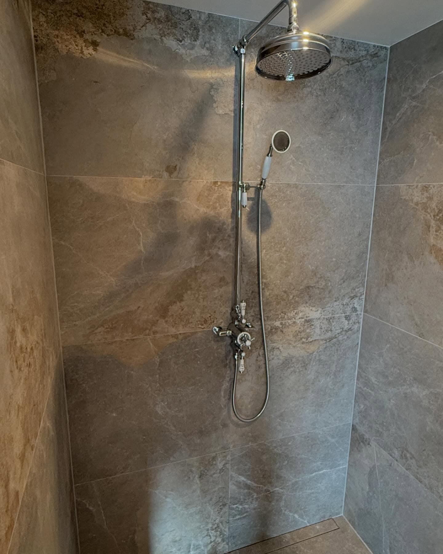 Wetroom rebuild in Sturton Le Steeple with clean tiled finish